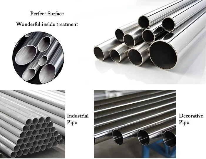 Hot Selling 304 Seamless Stainless Steel Pipe Metal Oval Tube 316 Round Pipe Railing Shaped Tubing Fittings