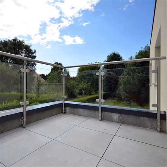 공장 가격 DIY 난간 동자 포스트 유리 난간 피팅 계단 난간 유리 난간