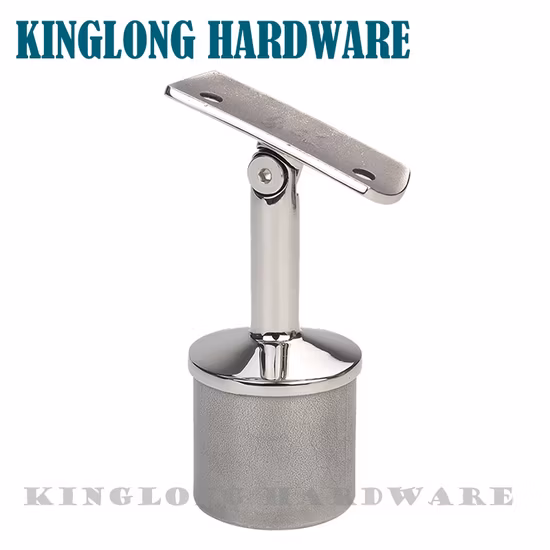 스테인레스 스틸 계단 난간 난간 파이프 지지 브래킷