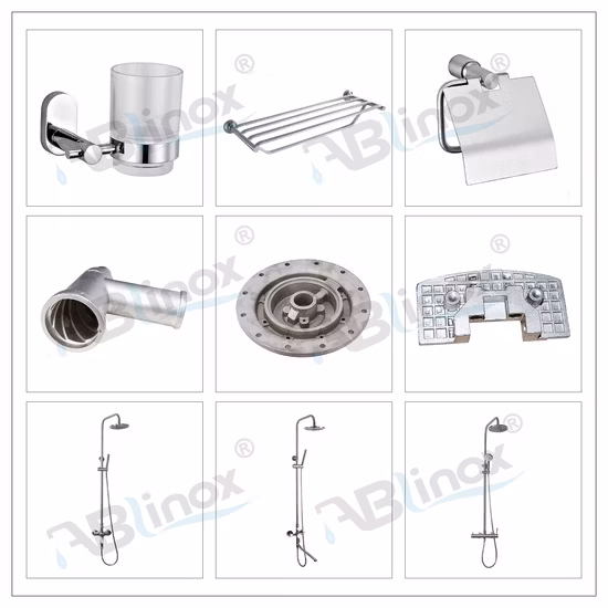 로스트 왁스 캐스팅, 스테인리스 스틸과 유리로 제작된 3암형 벽 스파이더 피팅